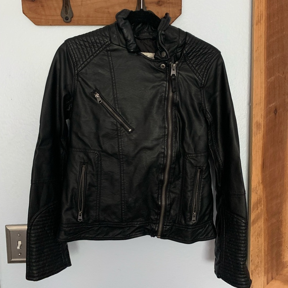 Abercrombie and Fitch leather jacket